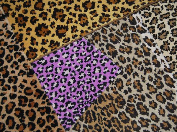 Moquette motif léopard
